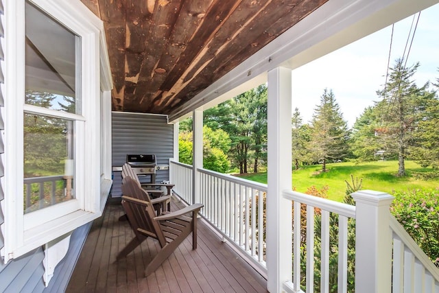 19 Cambridge Rd, Hampstead, NH 03841 - deck featuring view of scattered trees