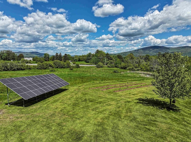 93 Rowell Hill Rd, New London, NH 03257 - view of yard with a mountain view