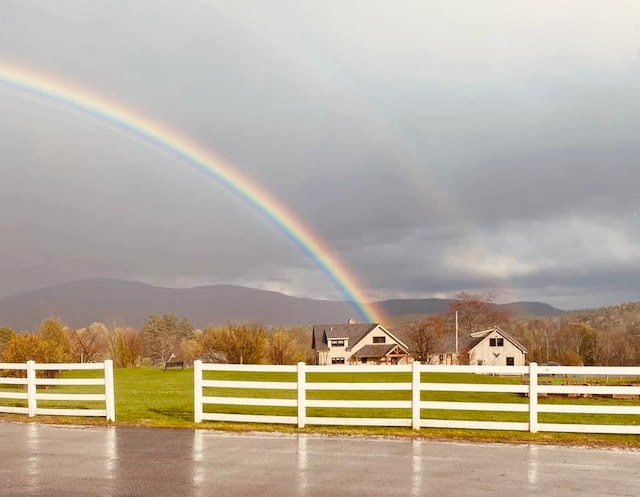 93 Rowell Hill Rd, New London, NH 03257 - gate featuring a mountain view and a rural view