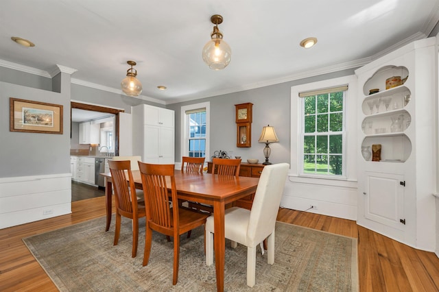 92 Mace Rd, Hampton, NH 03842 - dining area featuring plenty of natural light, wood finished floors, and crown molding