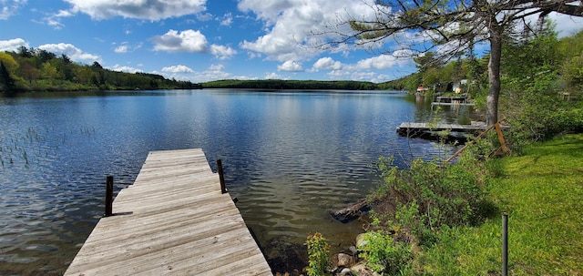 7 Sunset Ln, Concord, VT 05824 - dock area featuring a water view