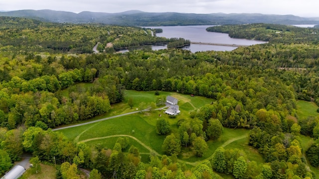345 Williams Rd, Littleton, NH 03561 - bird's eye view of a forest and a nearby body of water
