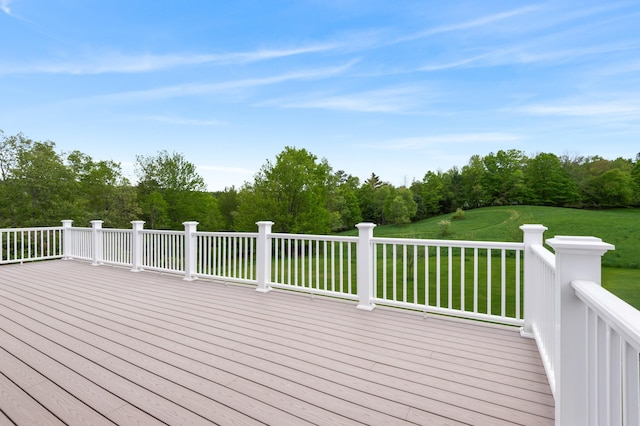 345 Williams Rd, Littleton, NH 03561 - wooden deck featuring a lawn