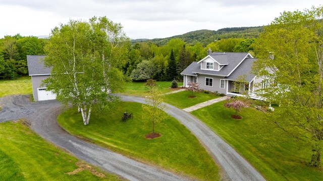 345 Williams Rd, Littleton, NH 03561 - aerial view of property and surrounding area featuring a heavily wooded area