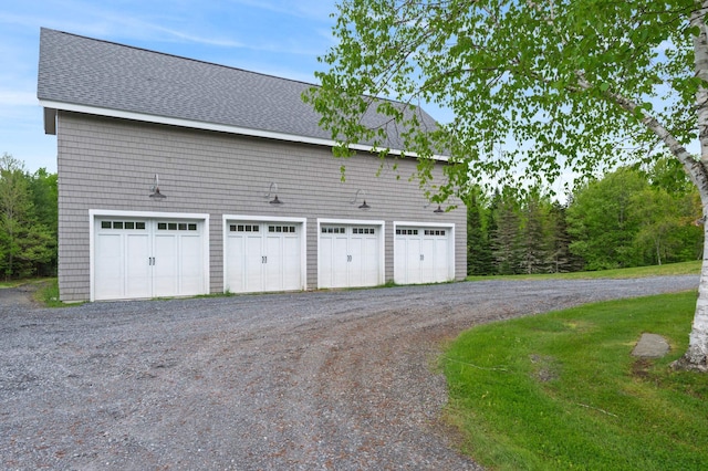 345 Williams Rd, Littleton, NH 03561 - garage with driveway