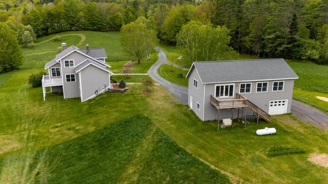 345 Williams Rd, Littleton, NH 03561 - aerial view of property and surrounding area featuring a forest