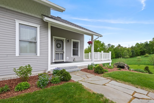 345 Williams Rd, Littleton, NH 03561 - entrance to property with a porch and a yard