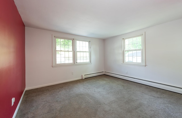 101 E Broadway Rd Unit 1, Derry, NH 03038 - unfurnished room with healthy amount of natural light, carpet floors, baseboards, and baseboard heating