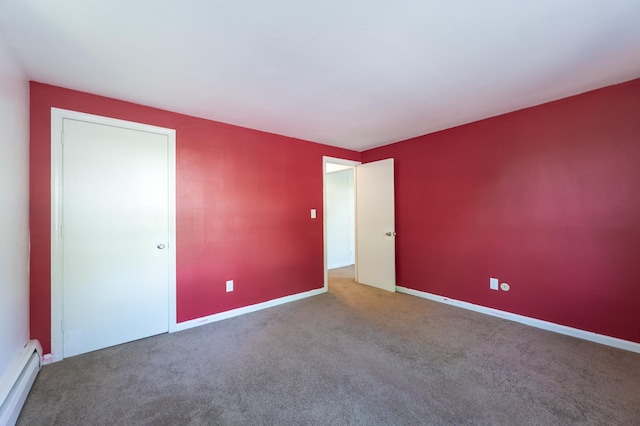 101 E Broadway Rd Unit 1, Derry, NH 03038 - carpeted spare room featuring baseboard heating and baseboards