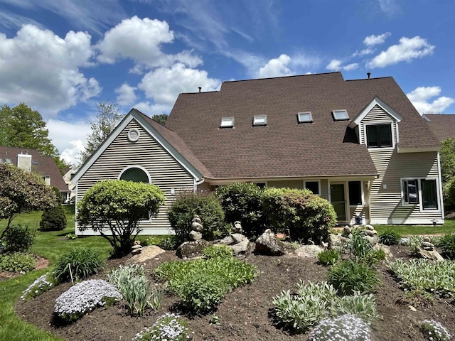 51 Cardinal Dr Unit B, Laconia, NH 03246 - rear view of house with a shingled roof