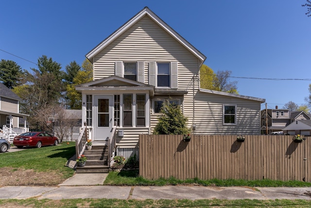 12 Harvard St, Exeter, NH 03862 - view of front of property with a sunroom