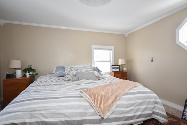 12 Harvard St, Exeter, NH 03862 - bedroom featuring crown molding, baseboards, and carpet