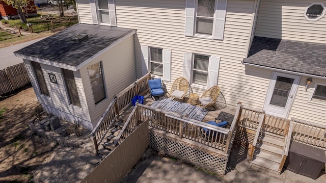12 Harvard St, Exeter, NH 03862 - view of wooden terrace