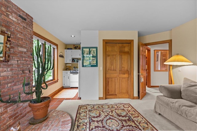 83 Dewey Farm Rd, Stowe, VT 05672 - living area with baseboards