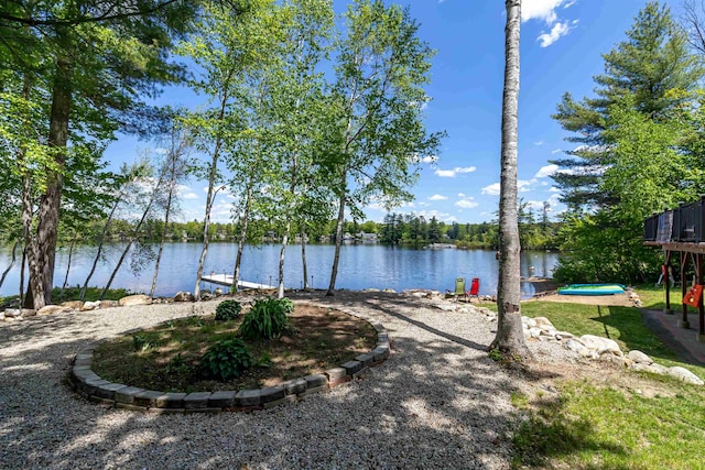 72 Auclair Rd, Middleton, NH 03887 - view of yard with a water view