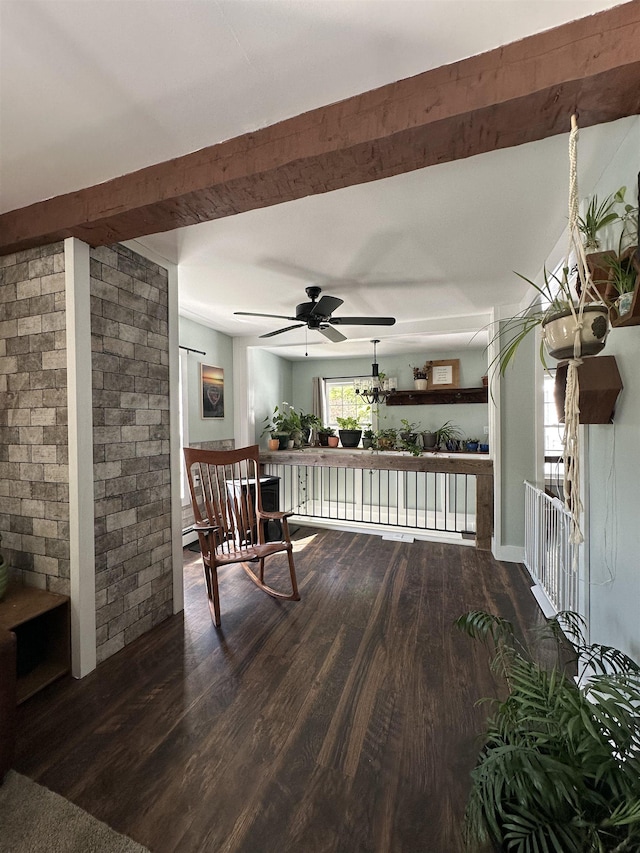8 Main St, Bennington, NH 03442 - porch featuring ceiling fan