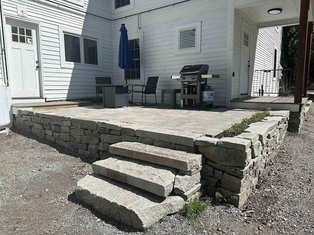 8 Main St, Bennington, NH 03442 - view of patio with a grill
