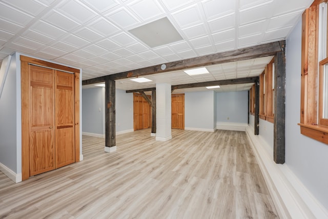 278 N Rd, Deerfield, NH 03037 - finished below grade area with baseboards and wood finished floors