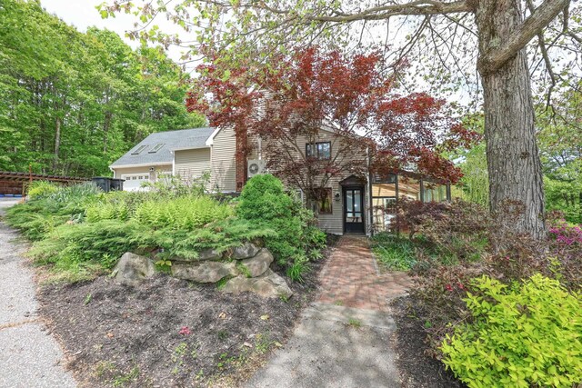 278 N Rd, Deerfield, NH 03037 - obstructed view of property featuring a garage