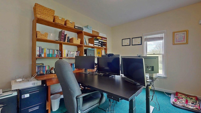 647 Poker Hill Rd, Underhill, VT 05489 - office space featuring baseboards and carpet