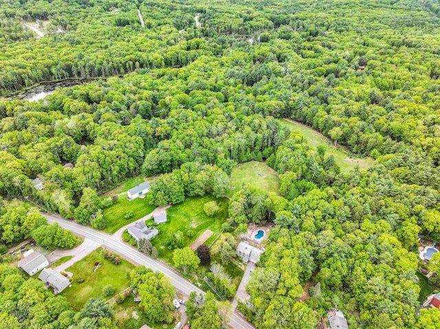 245-247 Danville Rd, Fremont, NH 03044 - bird's eye view of a heavily wooded area