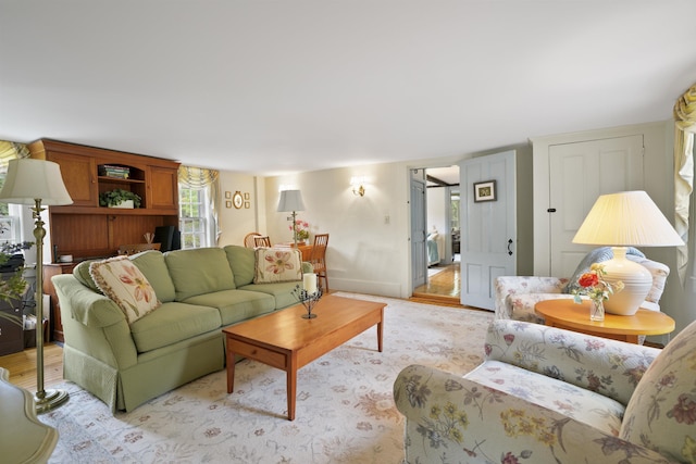 245-247 Danville Rd, Fremont, NH 03044 - living room featuring light wood finished floors and baseboards