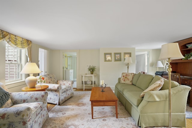 245-247 Danville Rd, Fremont, NH 03044 - living room with wood finished floors and baseboards