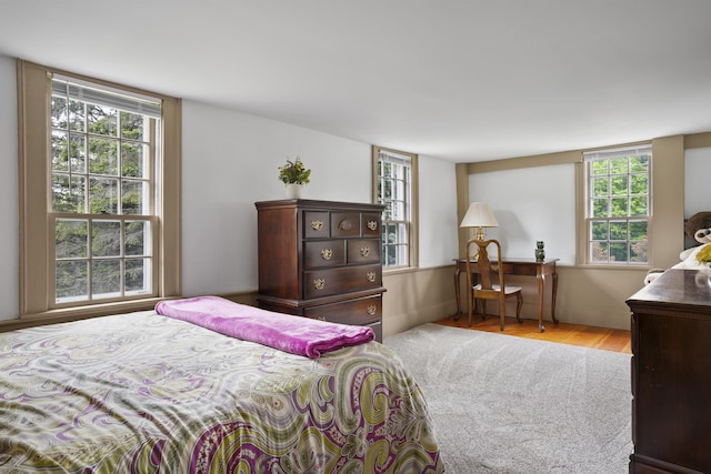 245-247 Danville Rd, Fremont, NH 03044 - bedroom featuring multiple windows and wood finished floors