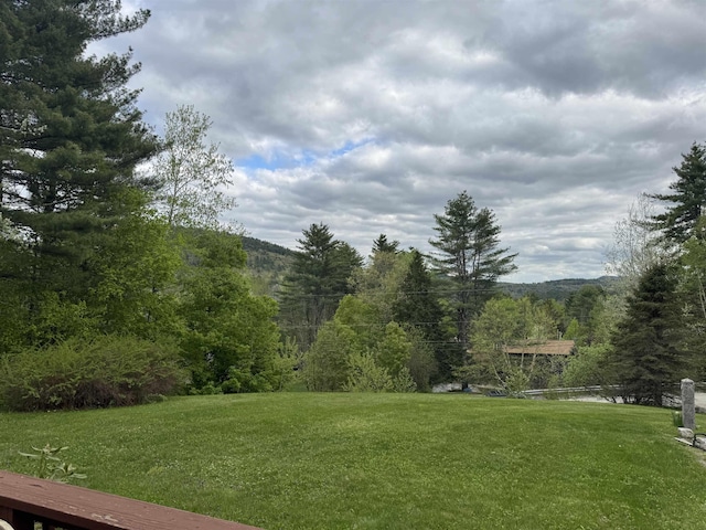 52 Jericho Rd, Grantham, NH 03753 - view of grassy yard featuring a wooded view