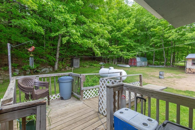 101 Mudgett Hill Rd, Loudon, NH 03307 - view of wooden deck