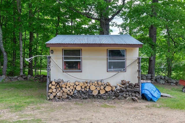 101 Mudgett Hill Rd, Loudon, NH 03307 - view of home's exterior featuring metal roof