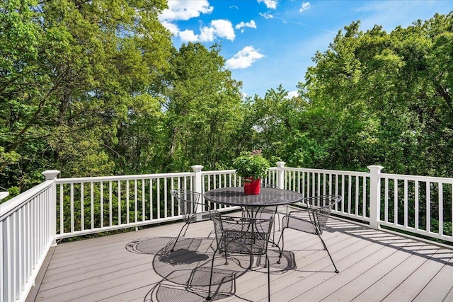 373 Whitford St, Manchester, NH 03104 - wooden terrace featuring outdoor dining area