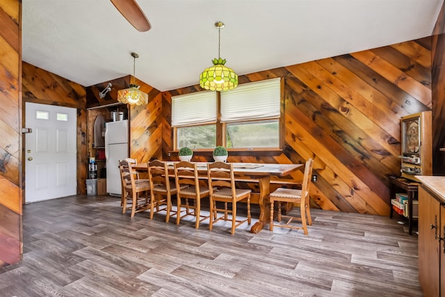 3-5 Cross St, Windham, NH 03087 - dining area with wood walls and wood finished floors