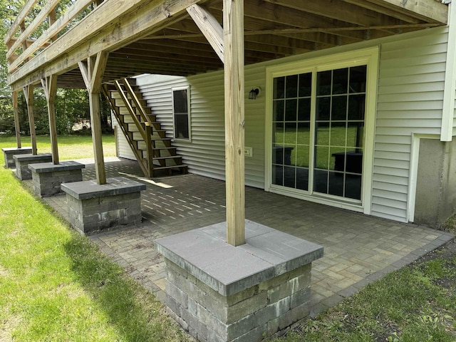2 Germantown Rd, Derry, NH 03038 - view of patio / terrace with stairs