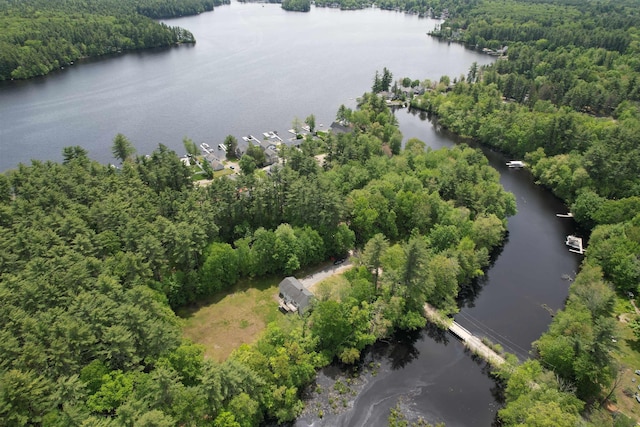 2 Germantown Rd, Derry, NH 03038 - aerial view of a nearby body of water and a heavily wooded area