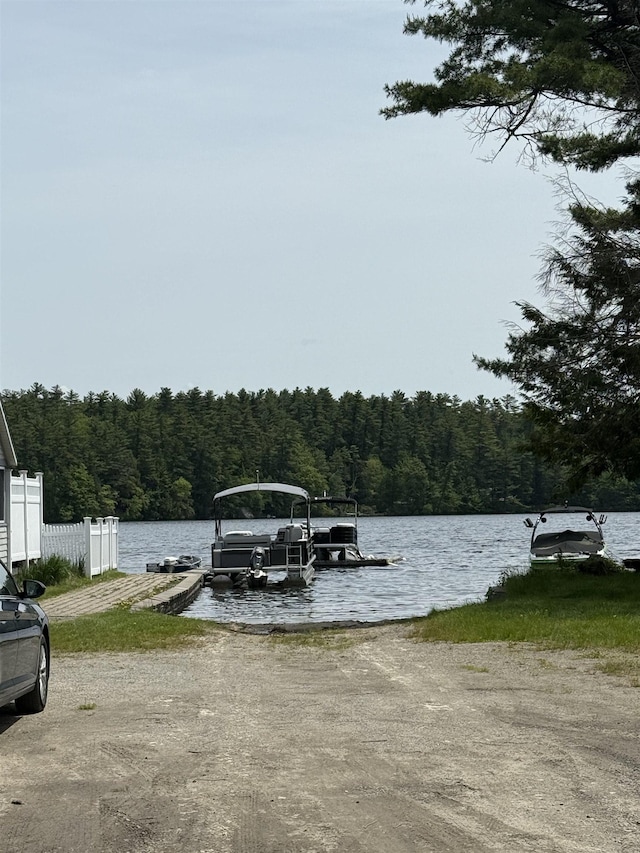 2 Germantown Rd, Derry, NH 03038 - dock featuring a wooded view and a water view