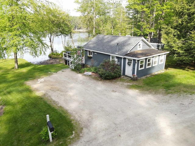 175 Rolfe Pond Dr, Hopkinton, NH 03229 - aerial view of property and surrounding area featuring a large body of water