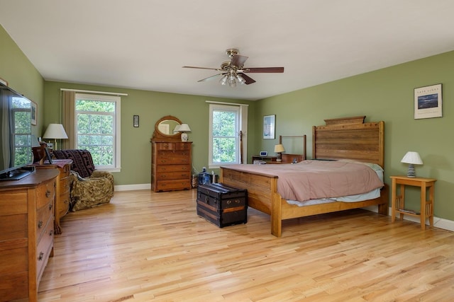 3 Playhouse Cir, Hampton, NH 03842 - bedroom with light wood-style floors, multiple windows, and baseboards