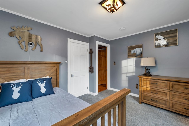 6 Cherry St, Concord, NH 03301 - carpeted bedroom featuring crown molding and baseboards