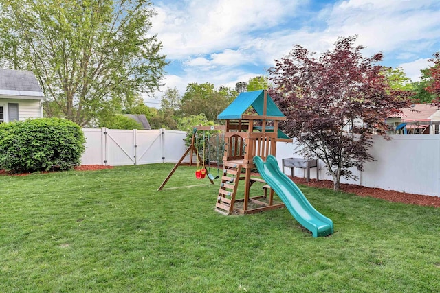 6 Cherry St, Concord, NH 03301 - view of playground with a gate