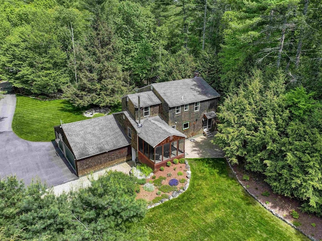 56 Averill Rd, Brookline, NH 03033 - aerial view of property and surrounding area with a forest