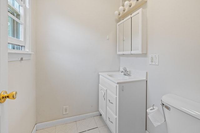 5 Dogford Rd, Hanover, NH 03750 - bathroom featuring vanity, toilet, and baseboards