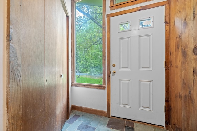 5 Dogford Rd, Hanover, NH 03750 - foyer entrance with baseboards, stone tile floors, and healthy amount of natural light