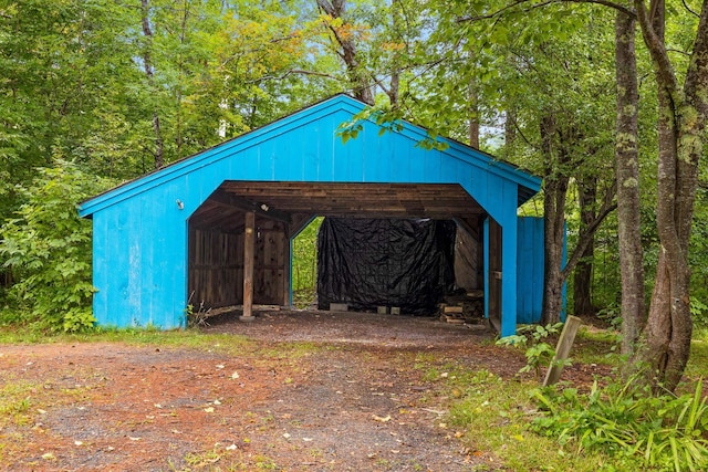 5 Dogford Rd, Hanover, NH 03750 - view of pole building featuring a carport