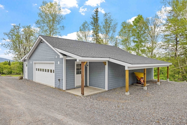 126 Stoddard Rd, Columbia, NH 03576 - garage with a garage