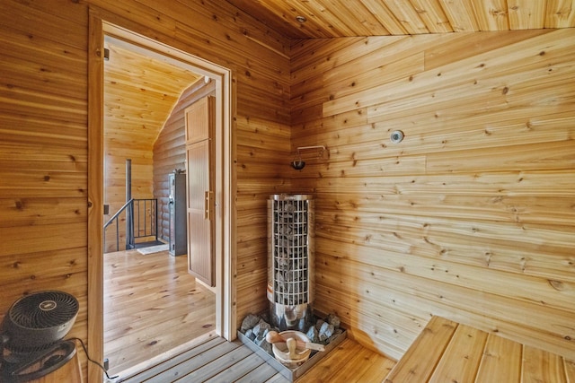 126 Stoddard Rd, Columbia, NH 03576 - relaxing sauna / steam room featuring wood finished floors and wood walls