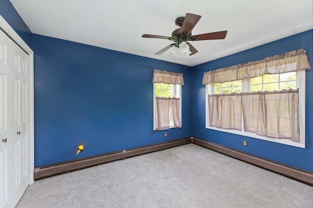 53 Crestview Dr, Jaffrey, NH 03452 - carpeted spare room with a ceiling fan