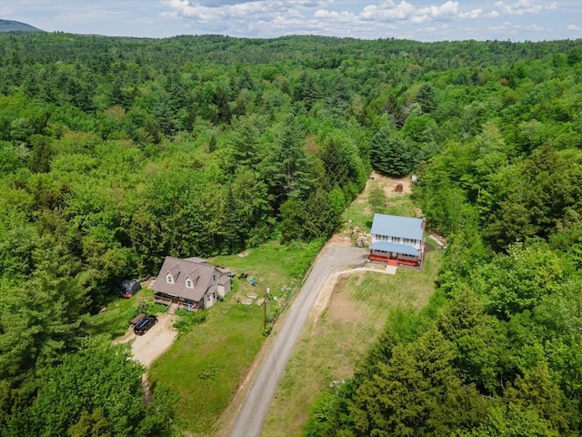 53 Crestview Dr, Jaffrey, NH 03452 - aerial overview of property's location featuring a heavily wooded area