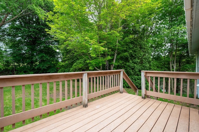 40 Trolley St, Manchester, NH 03103 - wooden terrace featuring a lawn