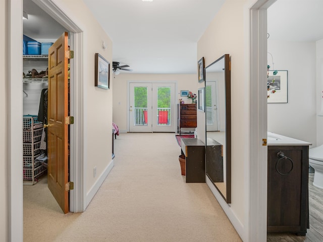 1851 York Street Ext, Poultney, VT 05764 - hallway featuring carpet and baseboards